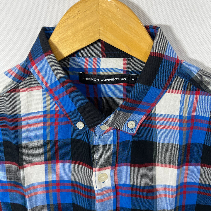 FRENCH CONNECTION BUTTON DOWN FLANNEL COTTON SHIRT