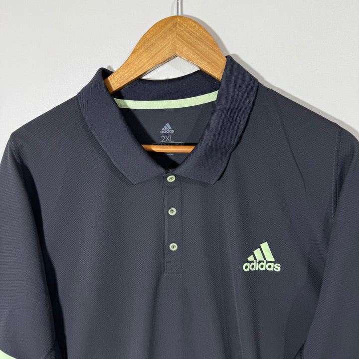 ADIDAS CLIMALITE SPORT POLO TSHIRT GREY COLOUR