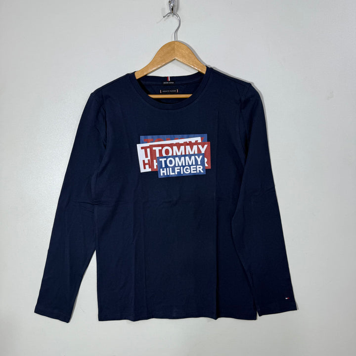 TOMMY HILFIGER LONG SLEEVES ORGANIC COTTON TSHIRT