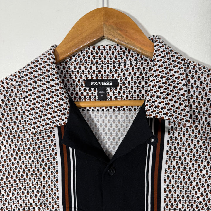 EXPRESS SAFARI COLLAR HALF SLEEVES HAWAI SHIRT