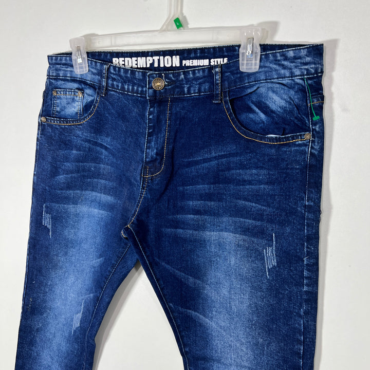 REDEMPTION SLIM FIT DENIM PANT WITH STRETCH