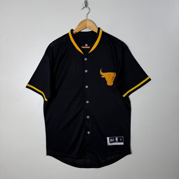 NBA DROOPED SHOULDER OVERSIZED BASEBALL SPORT TSHIRT BLACK COLOUR