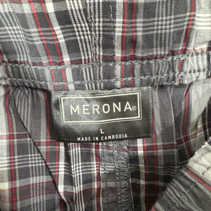 MERONA COTTON CHECKERED NIGHTWEAR LOUNGEWEAR SHORT