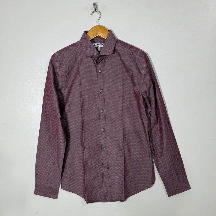 EXPRESS SLIM FIT COTTON SHIRT
