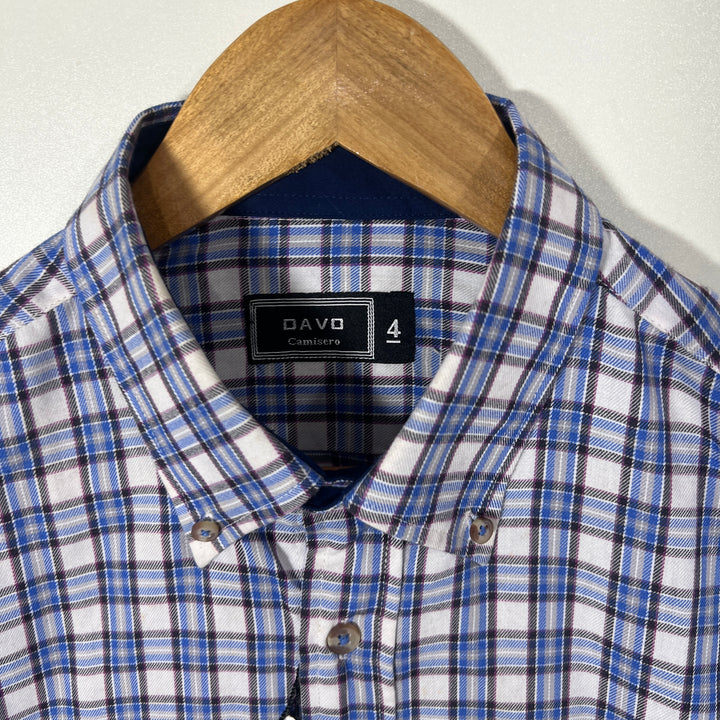 DAVO CAMISERO BUTTON DOWN SHIRT BRAND NEW