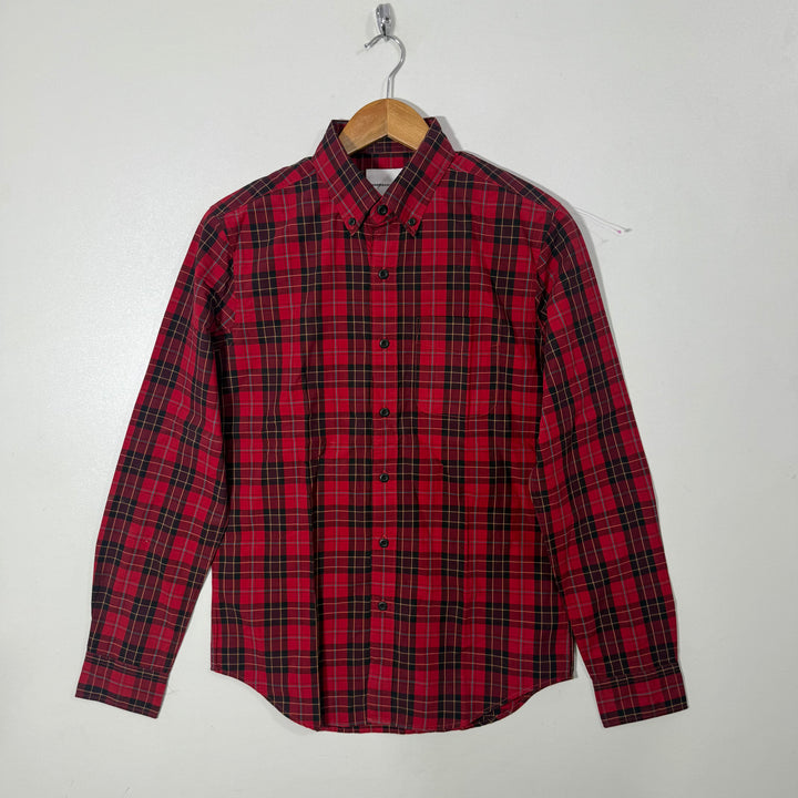 AMERICAN EAGLE CLASSIC FIT BUTTON DOWN CASUAL COTTON SHIRT