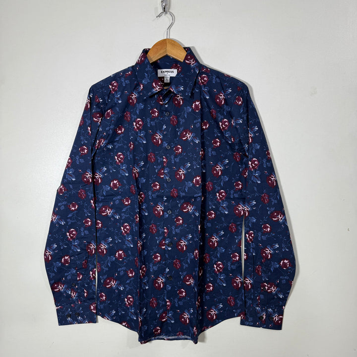 EXPRESS EXTRA SLIM FIT CASUAL COTTON SHIRT