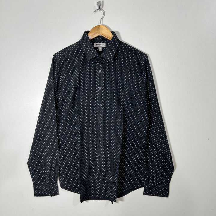 EXPRESS SLIM FIT NON IRON PERFORMANCE SHIRT WITH STRETCH