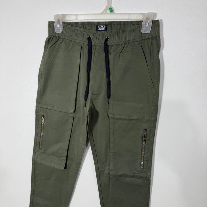 ITALY MORN SKINNY FIT CARGO COTTON PANT
