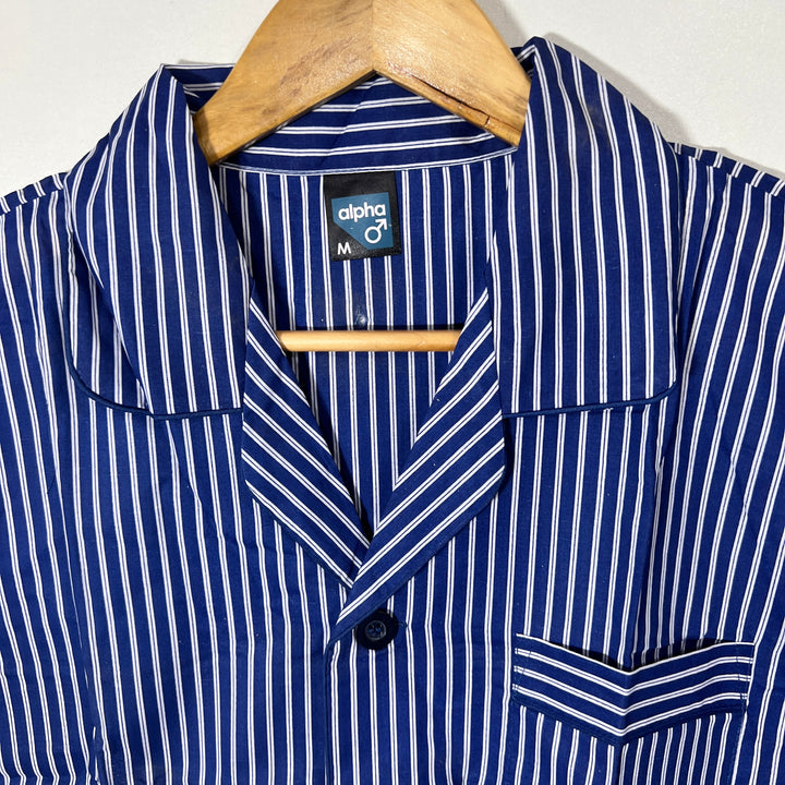 ALPH COTTON SHIRT SHORT NIGHT SUIT