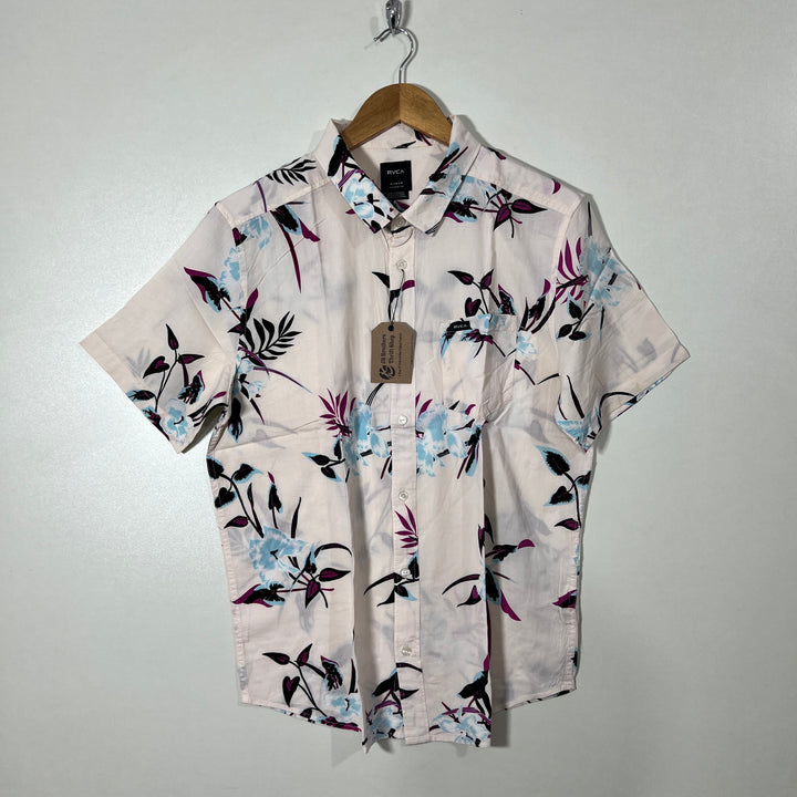 RVCA HALF SLEEVES HAWAI SHIRT
