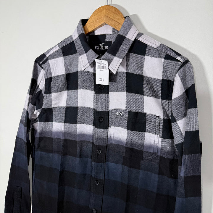 HOLLISTER CALIFORNIA FLANNEL COTTON CHECKERED SHIRT BRAND NEW
