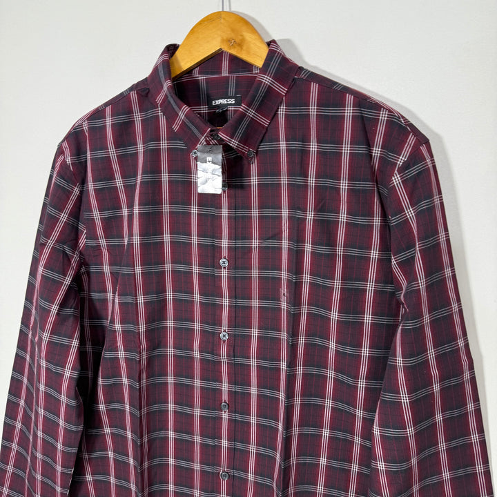 EXPRESS BUTTON DOWN CASUAL COTTON SHIRT BRAND NEW
