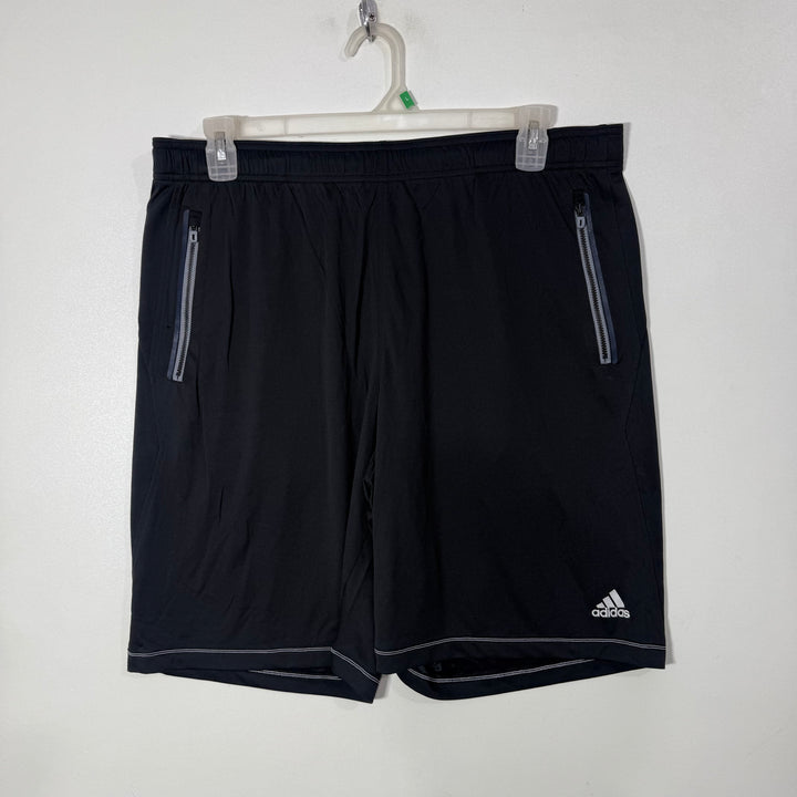 ADIDAS SPORT SHORT WITH SODE ZIP POCKETS BLACK COLOUR