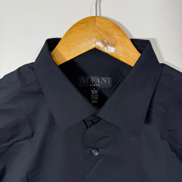 ALFANI SLIM FIT FORMAL COTTON SHIRT WITH STRETCH