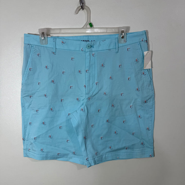 IZOD EASY CARE PRINTED COTTON SHORT BRAND NEW WITH STRETCH