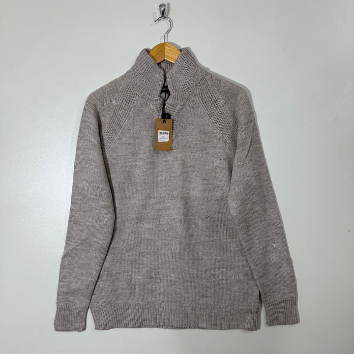 INDUSTRIALIZE 3 BUTTON KNITWEAR ACRYLIC SWEATER BRAND NEW