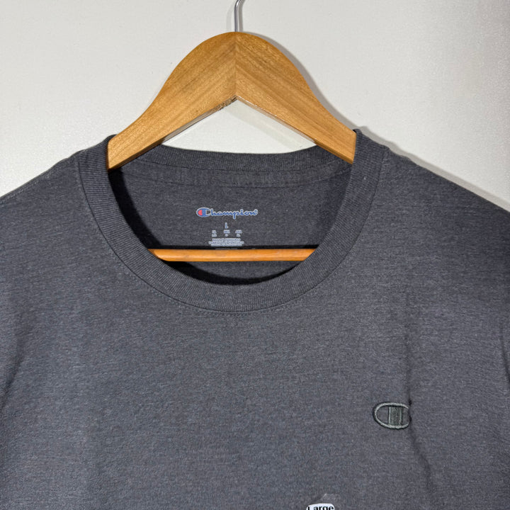 CHAMPION COTTON TSHIRT GREY COLOUR