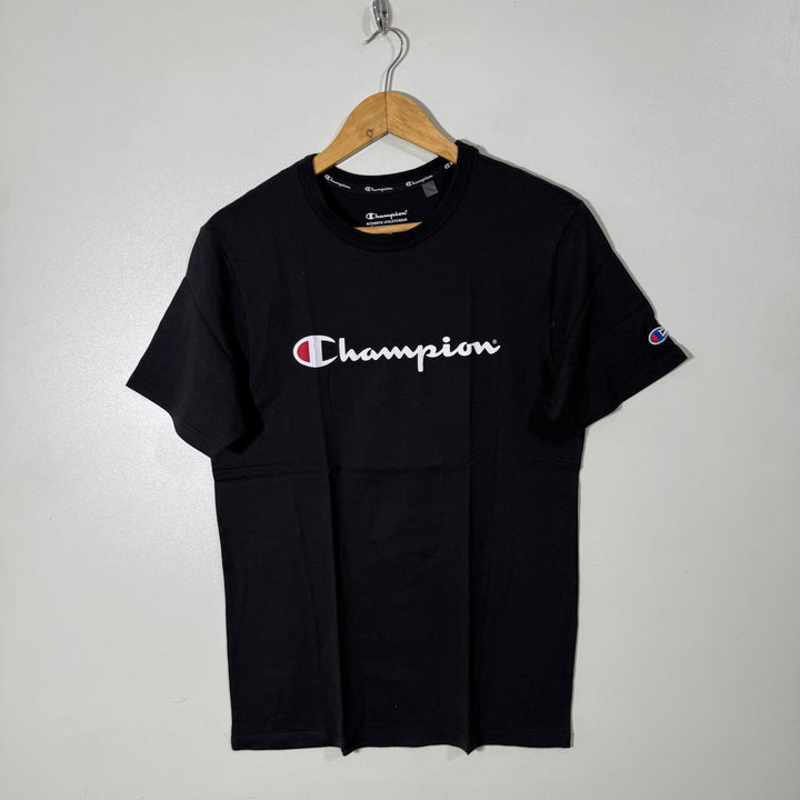 CHAMPION COTTON TSHIRT BLACK COLOUR