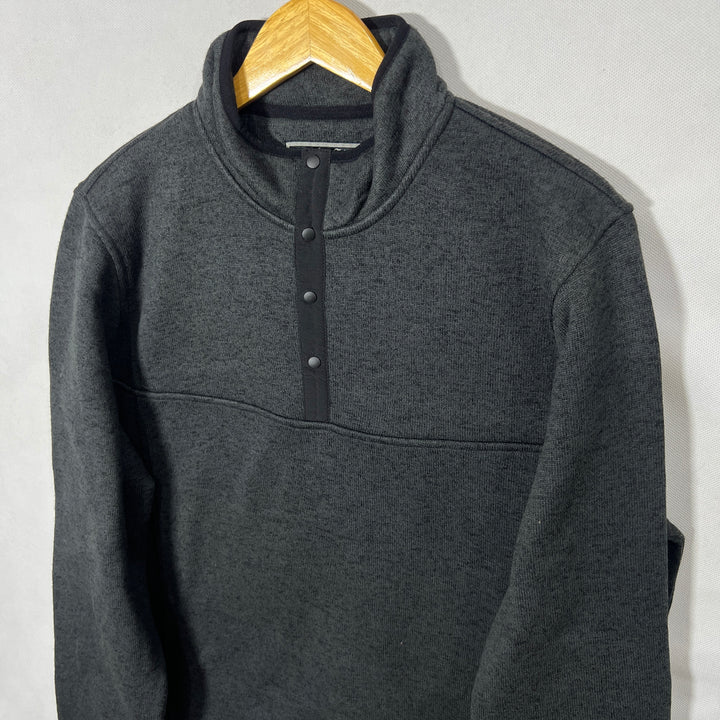 TRINITY FOUR BUTTON FLEECE PULLOVER