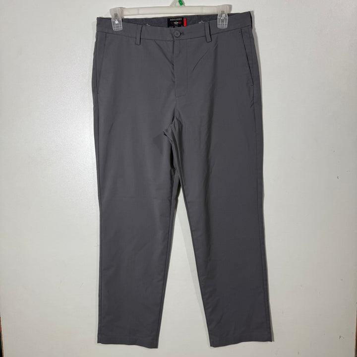 DOCKERS STRAIGHT FIT PERFORMANCE PANT WITH STRETCH GREY COLOUR