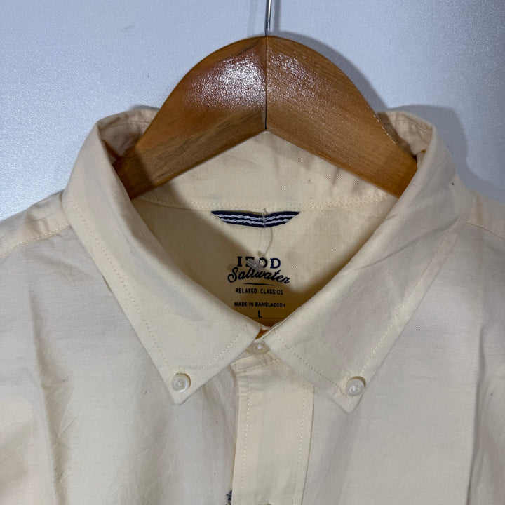 IZOD BUTTON DOWN RELAXED CLASSIC FIT OXFORD COTTON SHIRT BRAND NEW