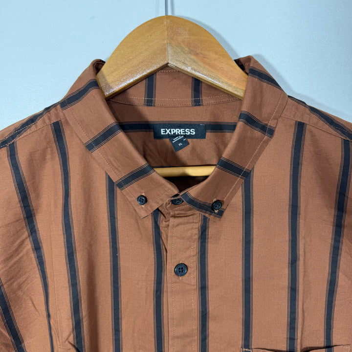 EXPRESS BUTTON DOWN CASUAL COTTON SHIRT
