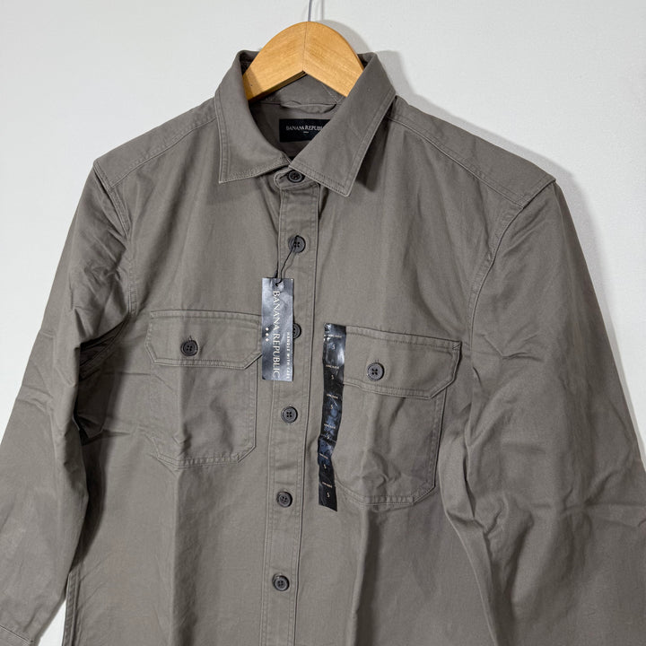 BANANA REPUBLIC DOUBLE POCKETS OXFORD COTTON SHIRT BRAND NEW