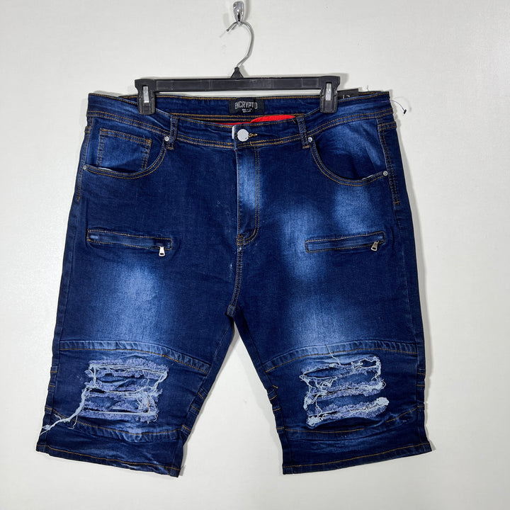 ENCRYPTER DENIM SHORT BRAND NEW WITH STRETCH