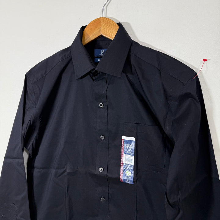GEORGE CLASSIC FIT COTTON SHIRT BRAND NEW BLACK COLOUR