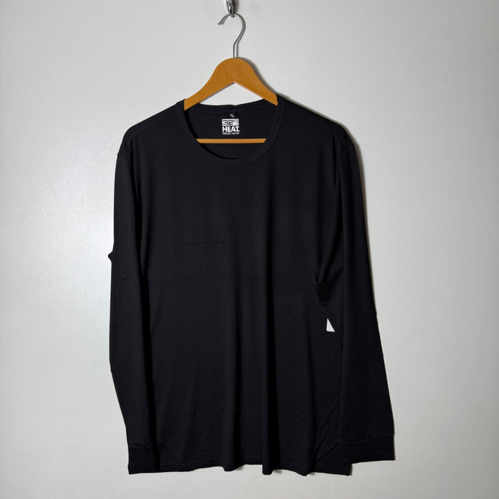32 HEAT LONG SLEEVES SPORT TSHIRT BRAND NEW BLACK COLOUR ￼