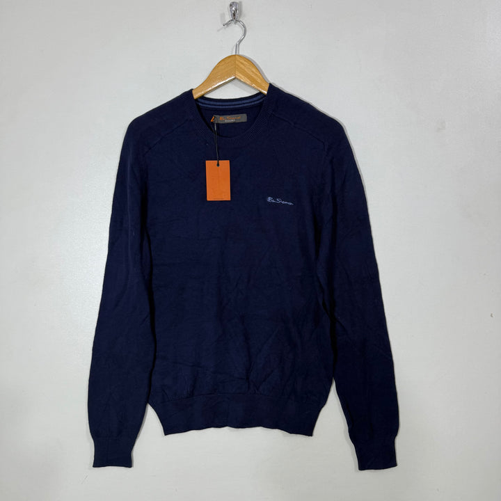BEN SHERMAN COTTON SWEATER BRAND NEW BLUE COLOUR