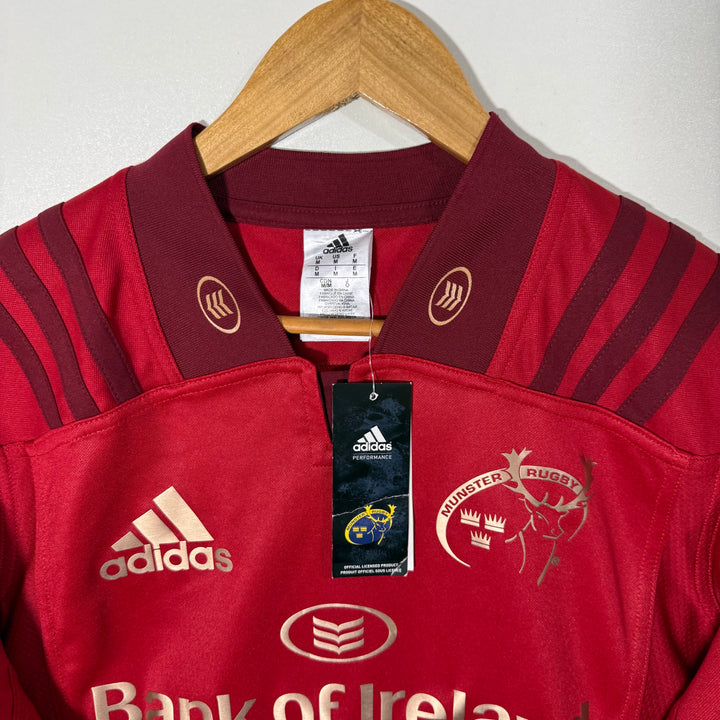 ADIDAS MUNSTER RUGBY TEAM SPORT TSHIRT BRAND NEW