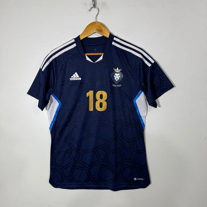 ADIDAS AEROREADY V NECK FOOTBALL TSHIRT