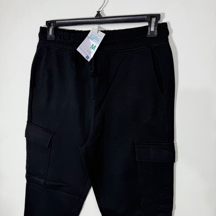 PRIMARK FLEECE CARGO TROUSER BRAND NEW BLACK COLOUR