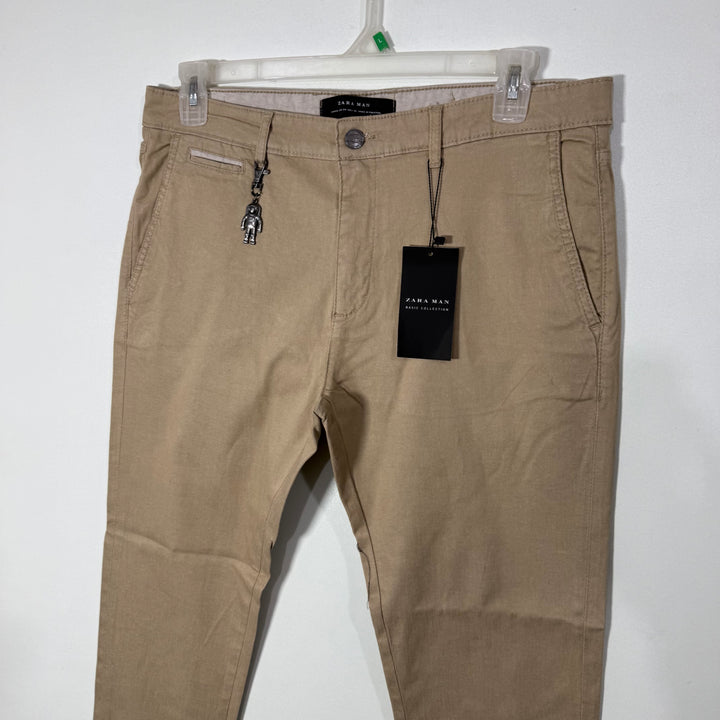 ZARA MAN SLIM FIT COTTON CHINO PANT BRAND NEW WITH STRETCH