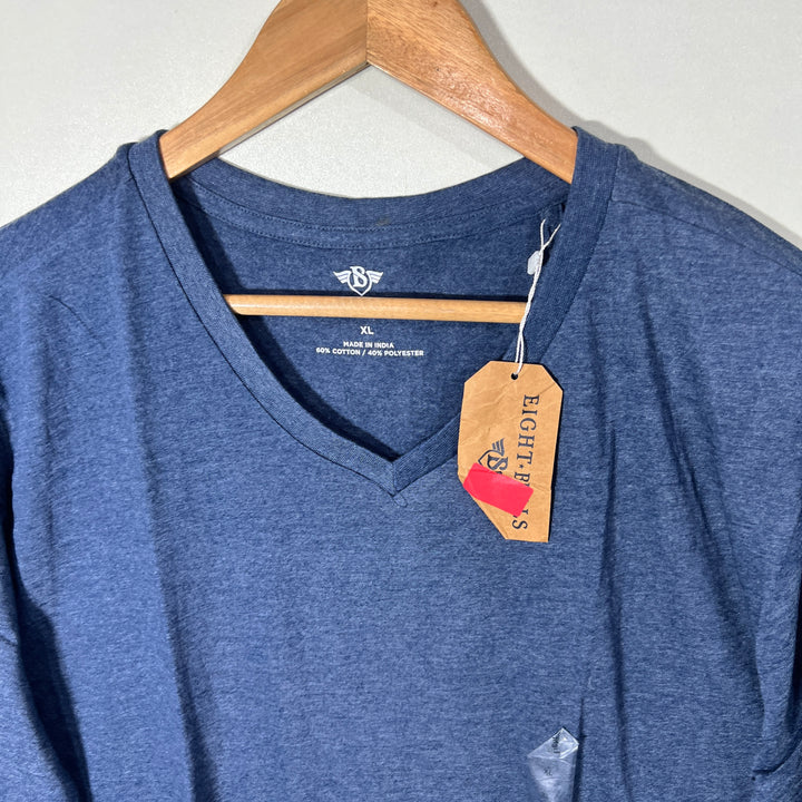 EIGHT BILLS V NECK COTTON TSHIRT BRAND NEW