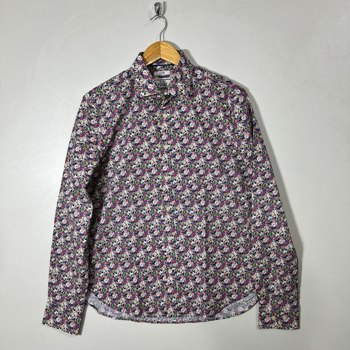 JOS A BANK SLIM FIT CASUAL COTTON SHIRT WITH STRETCH