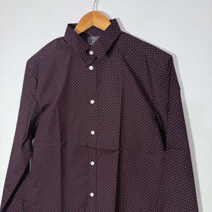H&M SLIM FIT CASUAL COTTON SHIRT