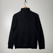 GOOD FELLOW &CO 3 BUTTON FLEECE PULLOVER BRAND NEW BLACK COLOUR