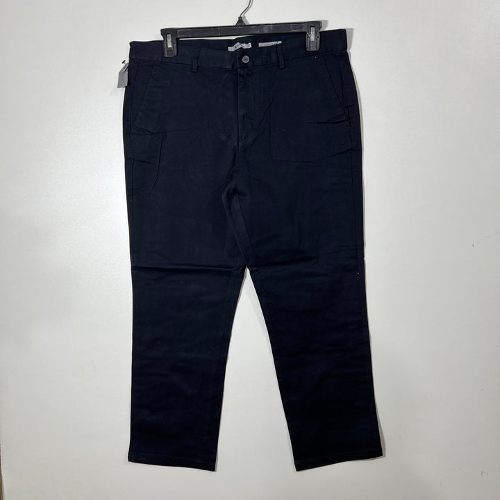 TU MAN STRAIGHT FIT COTTON CHINO PANT BRAND BEW WITH STRETCH COLOUR DARK BLUE