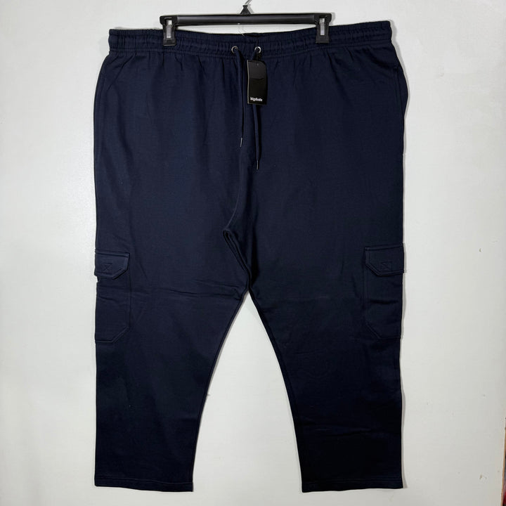 BIG DUDE LOOSE FIT FLEECE CARGO TROUSER BRAND NEW BLUE COLOUR