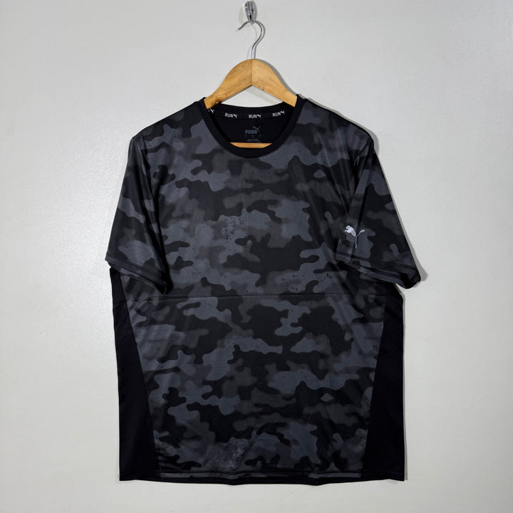 PUMA CAMOUFLAGE RUNNING SPORT TSHIRT