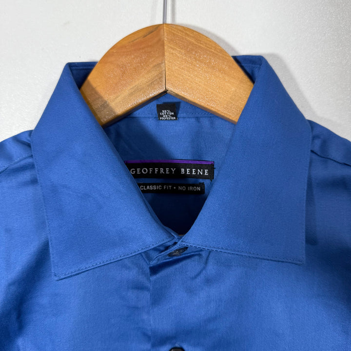 GEOFFREY BEENE CLASSIC FIT NO IRON FORMAL COTTON SHIRT BRAND NEW