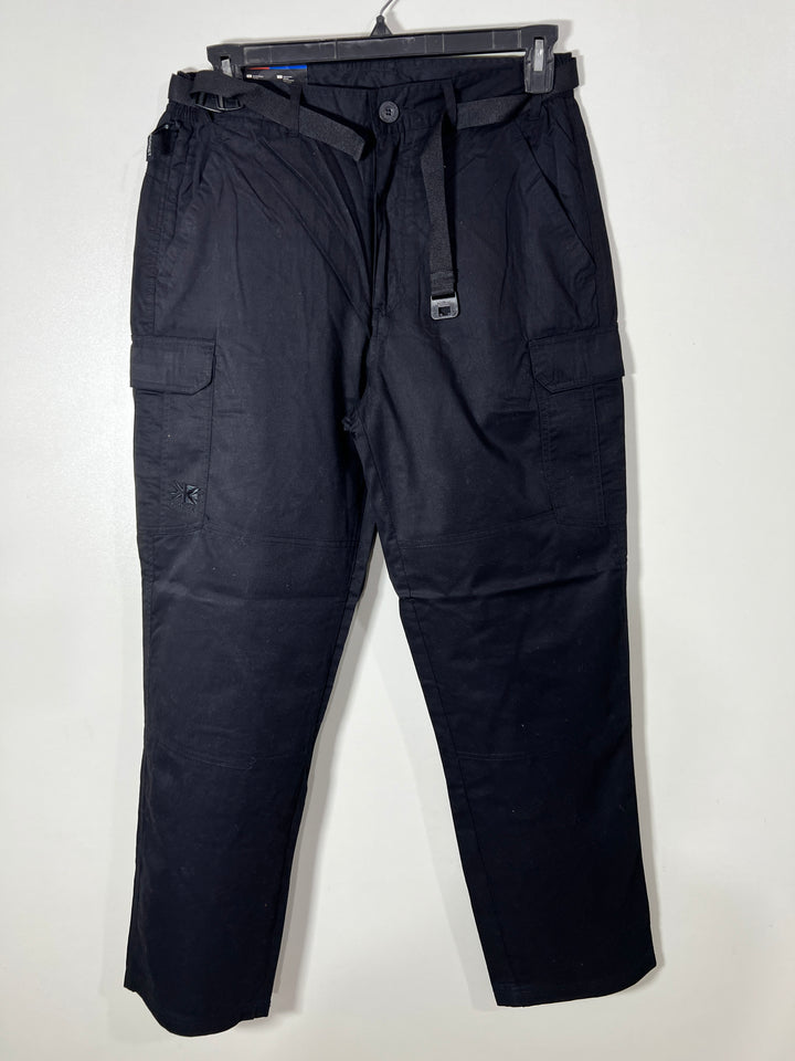 KERROR STRAIGHT FIT CARGO  COTTON PANT BLACK COLOUR