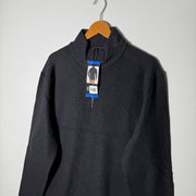 BANANA REPUBLIC HALF ZIP FLEECE PULLOVER BRAND NEW GREY COLOUR