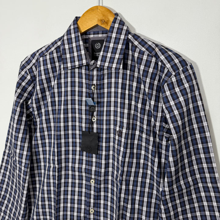 BUGATTI CHECKERED COTTON SHIRT BRAND NEW