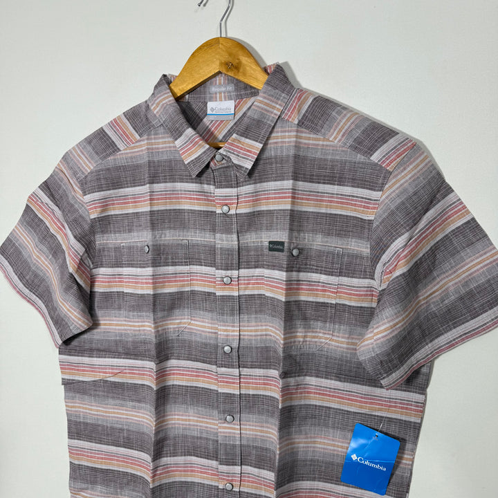 COLUMBIA REGULAR FIT HALF SLEEVES COTTON SHIRT BRAND NEW