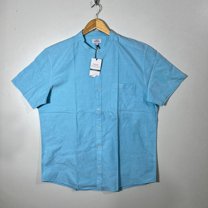 NEXT BEN COLLAR OXFORD COTTON HALF SLEEVES SHIRT BRAND NEW