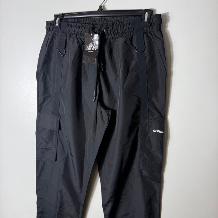 BOOHOOMAN PARACHUTE CARGO TROUSER BRAND NEW BLACK COLOUR